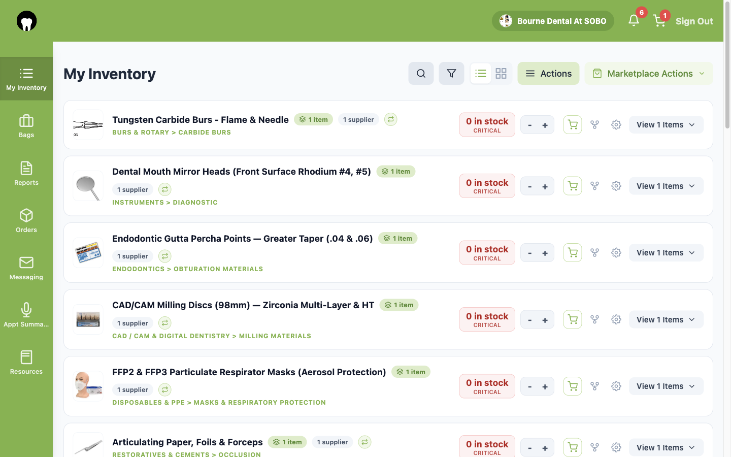 Inventory & Auto-Ordering